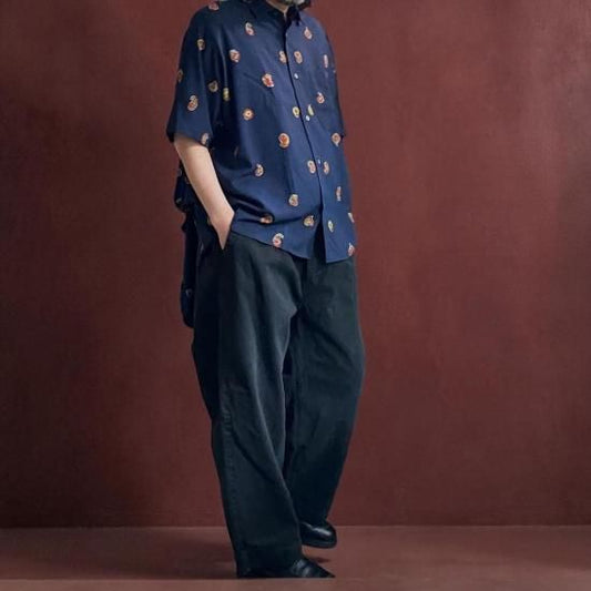 Rura Bula Blouse Navy