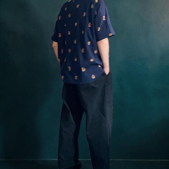 Rura Bula Blouse Navy