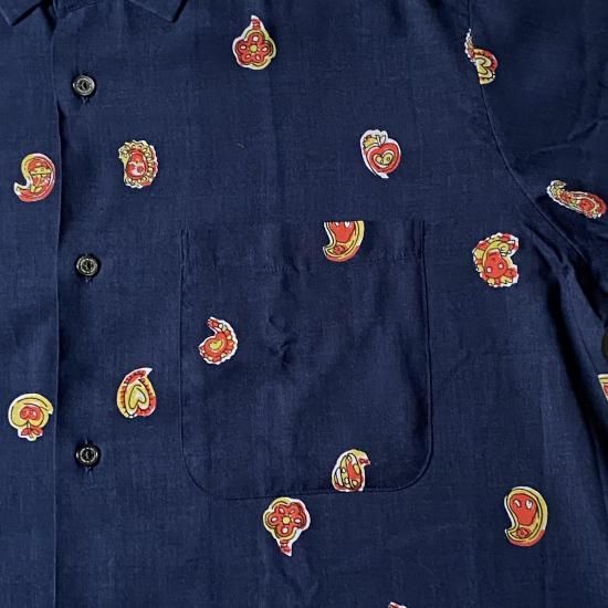 Rura Bula Blouse Navy